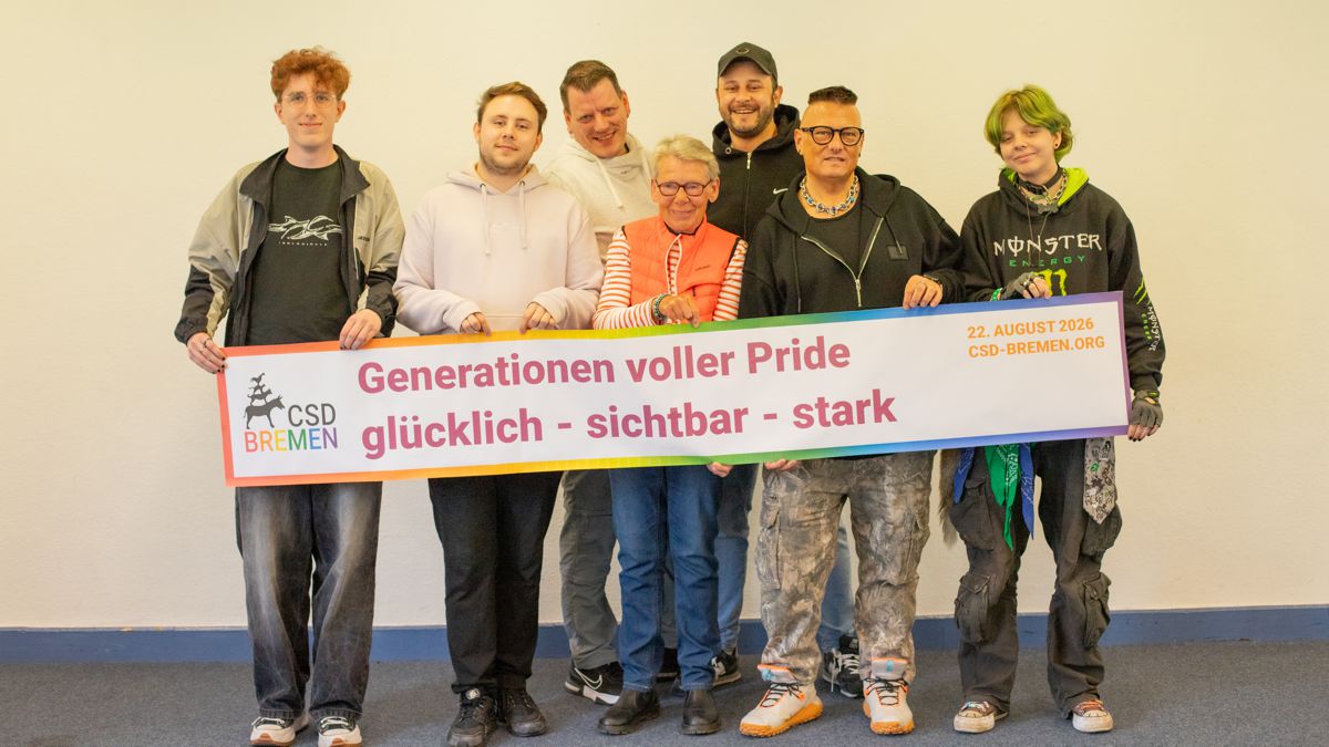 Motto: Generationen voller Pride glücklich - sichtbar - stark